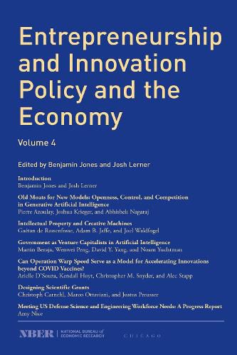 Cover image for Entrepreneurship and Innovation Policy and the Economy: Volume 4