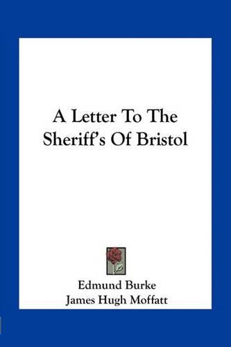 Cover image for A Letter to the Sheriff's of Bristol