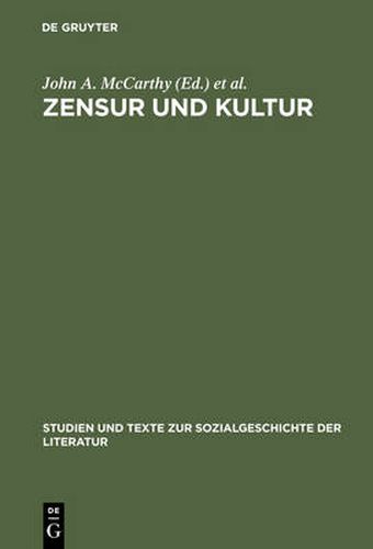 Cover image for Zensur und Kultur