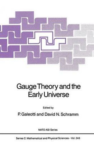 Cover image for Gauge Theory and the Early Universe