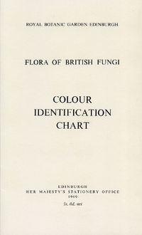 Cover image for Flora of British Fungi: Colour Identification Chart