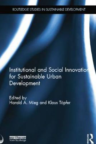 Cover image for Institutional and Social Innovation for Sustainable Urban Development