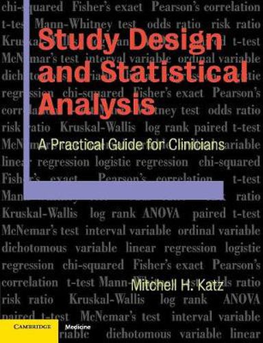 Cover image for Study Design and Statistical Analysis: A Practical Guide for Clinicians