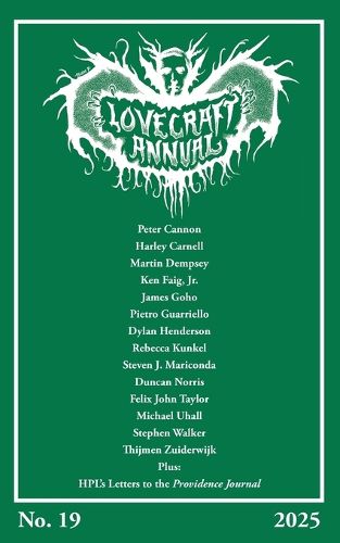 Cover image for Lovecraft Annual No. 19 (2025)
