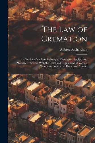 Cover image for The law of Cremation