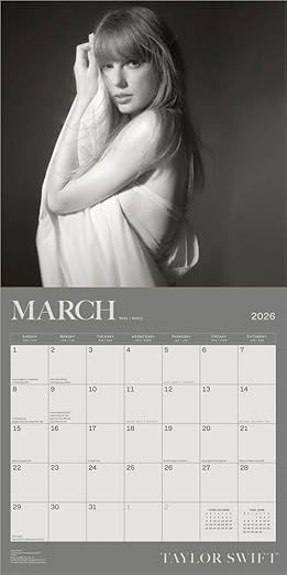 Taylor Swift Official 2026 Wall Calendar