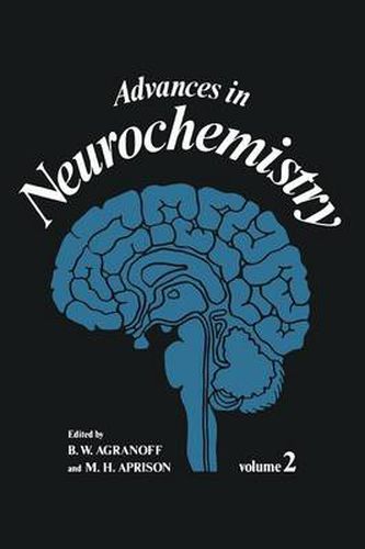 Cover image for Advances in Neurochemistry