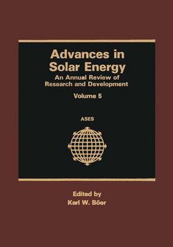 Cover image for Advances in Solar Energy: An Annual Review of Research and Development