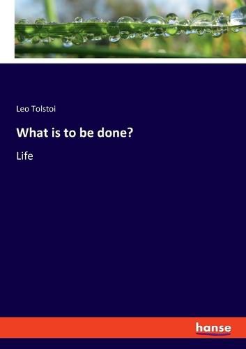 Cover image for What is to be done?