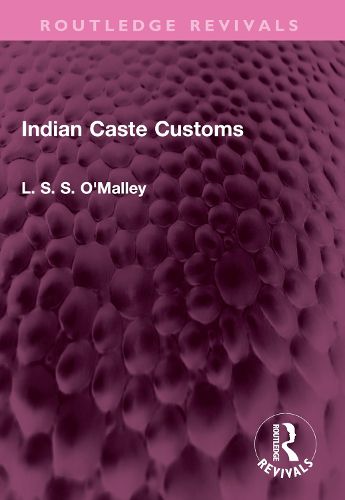 Cover image for Indian Caste Customs