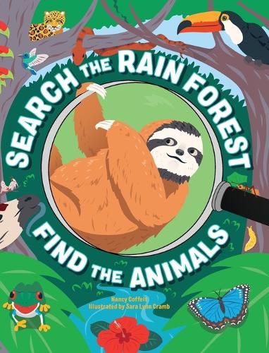 Cover image for Search the Rain Forest, Find the Animals