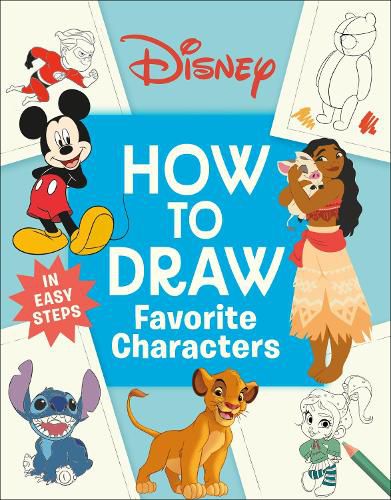 Cover image for Disney How to Draw Favorite Characters