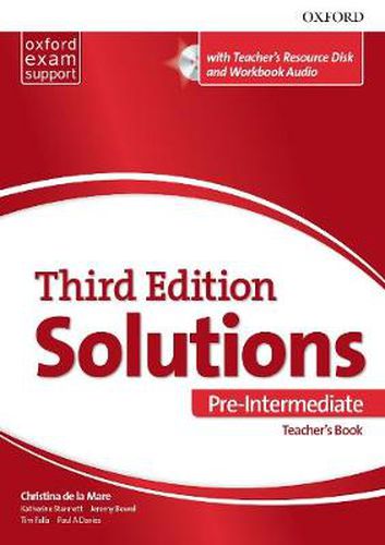 Cover image for Solutions: Pre-Intermediate: Teacher's Pack: Leading the way to success