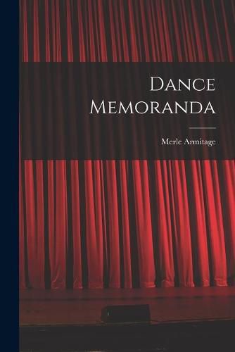 Cover image for Dance Memoranda