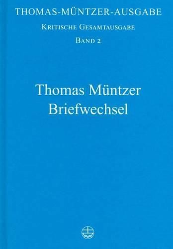 Cover image for Thomas-Muntzer-Ausgabe: Briefwechsel