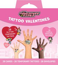 Cover image for Powerpuff Girls Temporary Tattoo Valentines