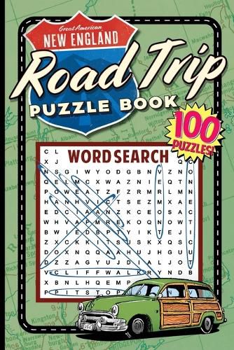 Cover image for Great American New England Road Trip Puzzle Book