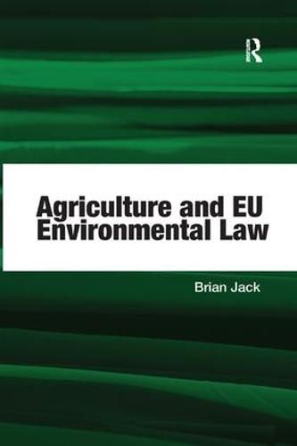 Cover image for Agriculture and EU Environmental Law