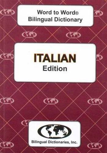 Cover image for English-Italian & Italian-English Word-to-Word Dictionary