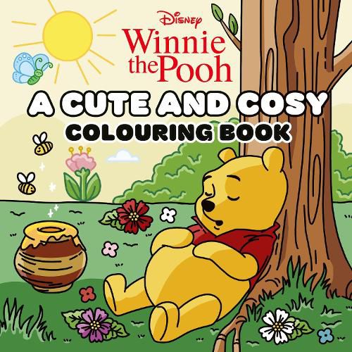Cover image for Disney Winnie the Pooh: A Cute and Cosy Colouring Book