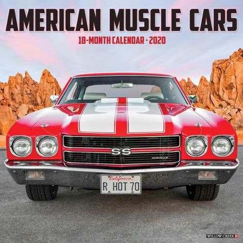 Cover image for American Muscle Cars 2020 Wall Calendar