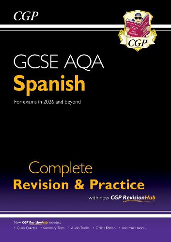 Cover image for New GCSE Spanish AQA Complete Revision & Practice with CGP RevisionHub (for exams from 2026)