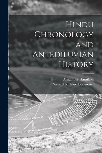 Hindu Chronology and Antediluvian History