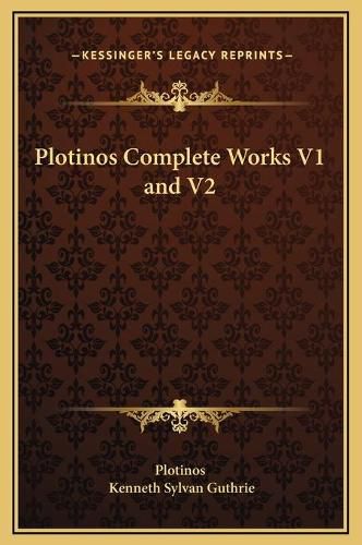 Cover image for Plotinos Complete Works V1 and V2