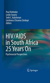 Cover image for HIV/AIDS in South Africa 25 Years On: Psychosocial Perspectives