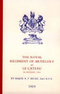 Cover image for Royal Regiment of Artillery at Le Cateau