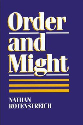 Cover image for Order and Might