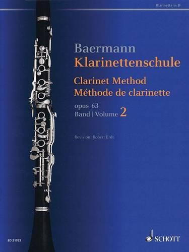 Cover image for Clarinet Method op. 63 Vol.2: No. 34-52