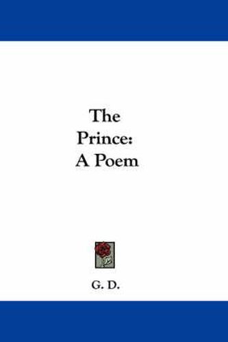 Cover image for The Prince: A Poem