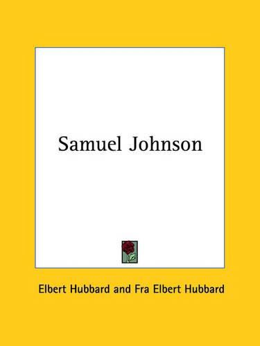 Cover image for Samuel Johnson