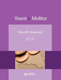 Cover image for Yount V. Molitor: Plaintiff Materials