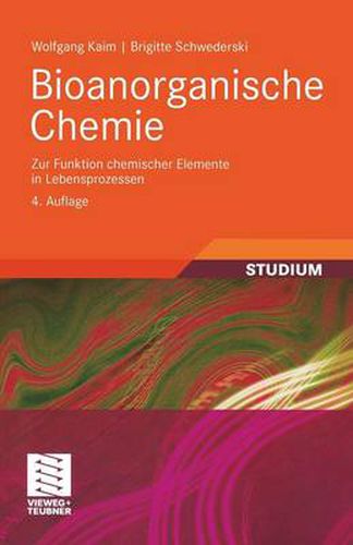 Cover image for Bioanorganische Chemie: Zur Funktion Chemischer Elemente in Lebensprozessen