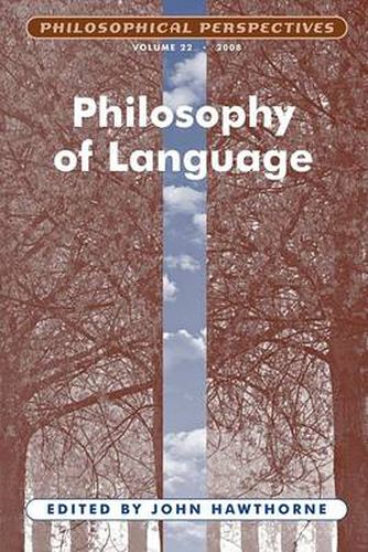 Cover image for Philosophy of Language: Philosophical Perspectives