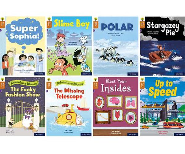 Cover image for Oxford Reading Tree Word Sparks: Level 8: Mixed Pack of 8