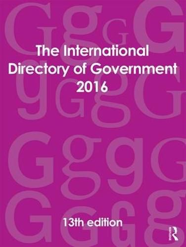 Cover image for The International Directory of Government 2016