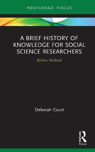 A Brief History of Knowledge for Social Science Researchers: Before Method