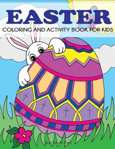 Cover image for Easter Coloring and Activity Book for Kids