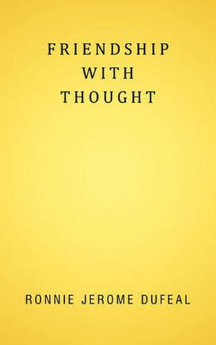 Cover image for Friendship with Thought