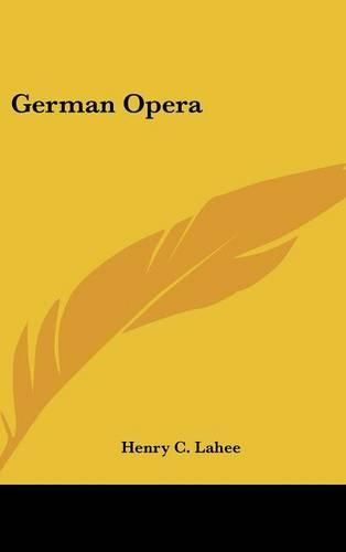 Cover image for German Opera