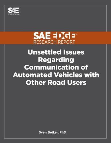 Cover image for Unsettled Issues Regarding Communication of Automated Vehicles with Other Road Users
