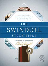 Cover image for NLT Swindoll Study Bible Brown/Tan, Indexed, The