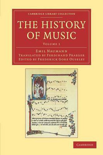 Cover image for The History of Music: Volume 1