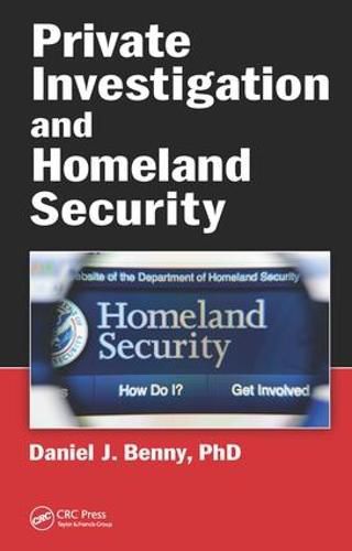 Cover image for Private Investigation and Homeland Security