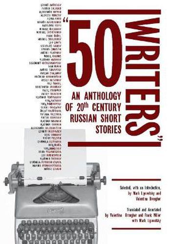 Cover image for 50 Writers: An Anthology of 20th Century Russian Short Stories
