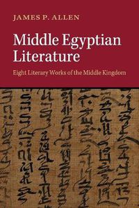 Cover image for Middle Egyptian Literature: Eight Literary Works of the Middle Kingdom