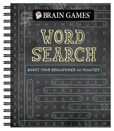 Brain Games - Word Search Puzzles (Chalkboard #2): Boost Your Brainpower in Minutesvolume 2